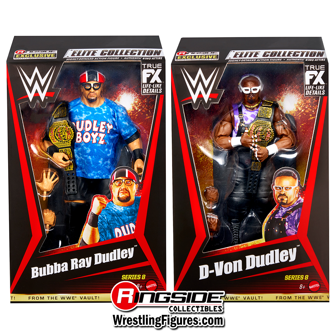 Image Package Deal (ECW Dudley Boyz - D-Von & Bubba) - WWE From the Vault Ringside Exclusive Series 8