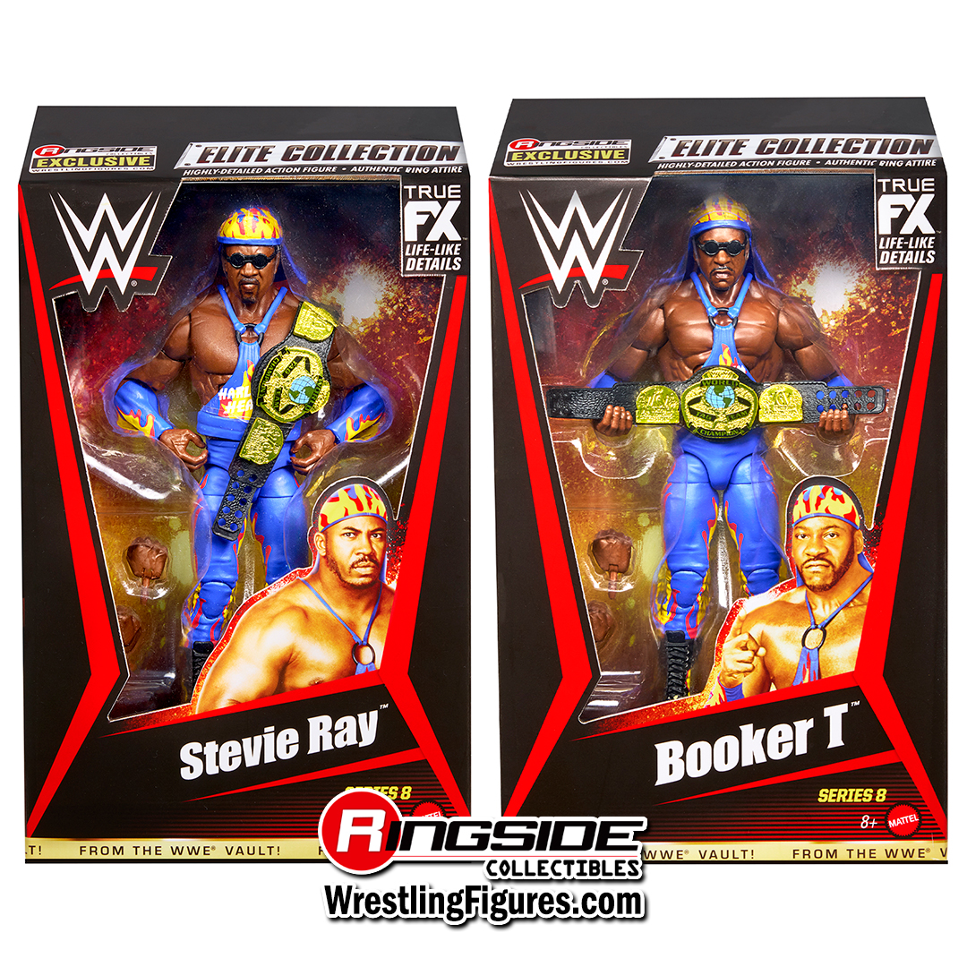 Image Package Deal (Harlem Heat - Booker T & Stevie Ray) - WWE From the Vault Ringside Exclusive Series 8