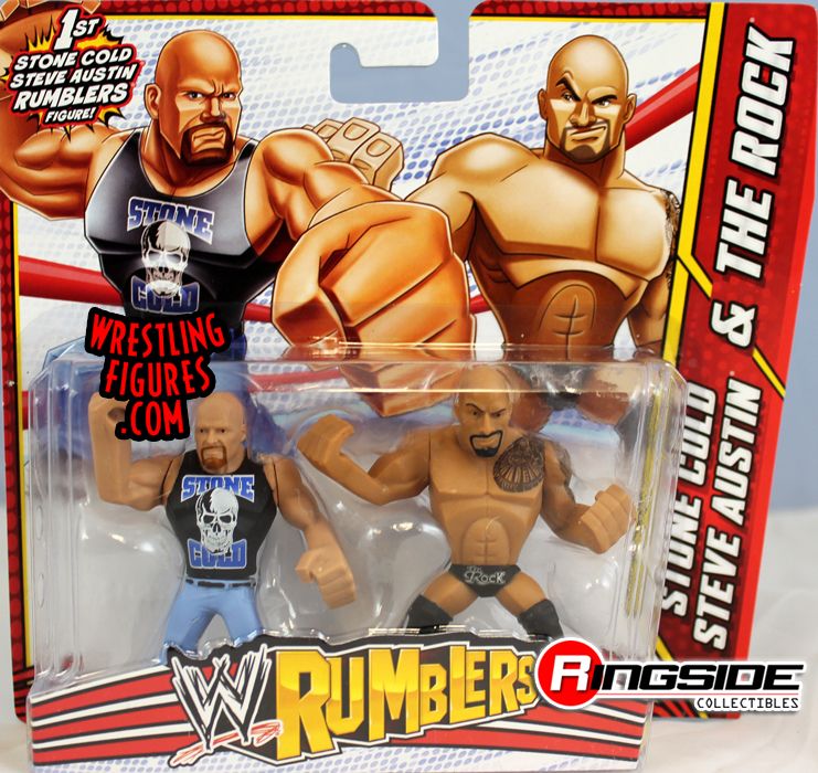 Stone Cold Steve Austin & The Rock - WWE Rumblers 2-Pack