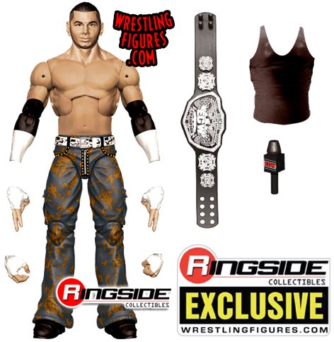 ECW Matt Hardy WWE Elite Ringside Exclusive Mattel AEW with Belt figure 