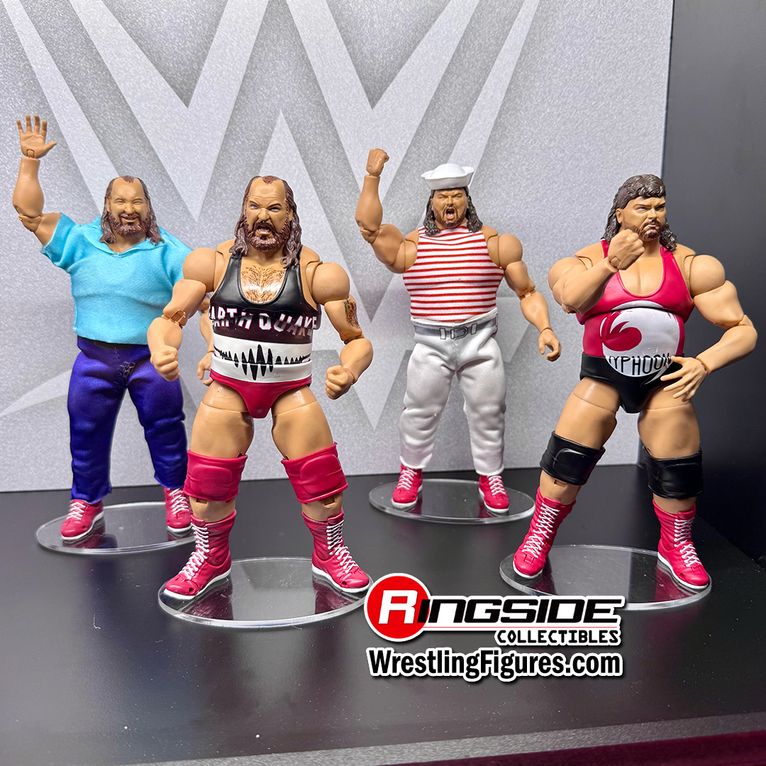 Image (Natural Disasters - Earthquake & Typhoon) WWE Coliseum Collection Ringside Exclusive - (Set of 2)