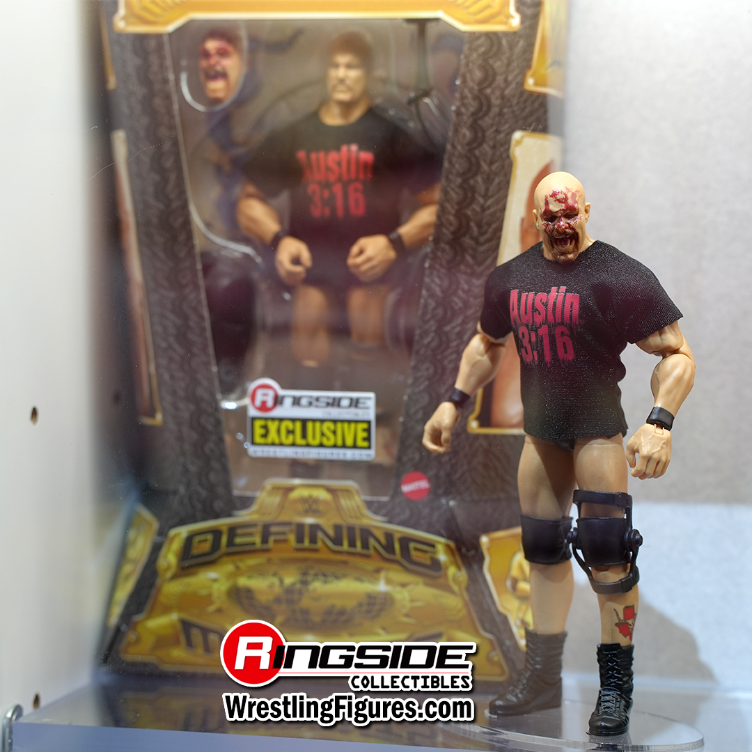 Image Bloody Stone Cold Steve Austin (WM13) - WWE Defining Moments Ringside Exclusive