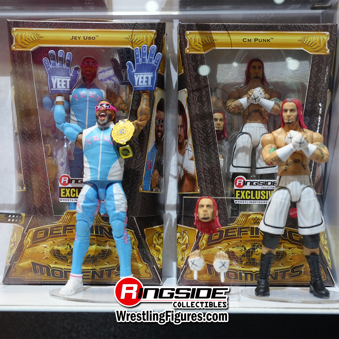 Image WWE 2026 Defining Moments (Wave 1) Ringside Exclusive - Set of 2 (CM Punk & Jey Uso)