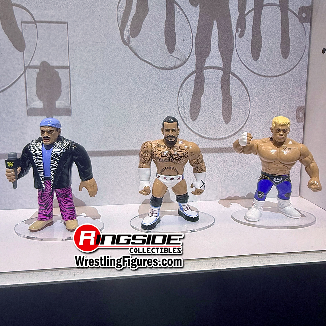Image WWE 2026 Retros (Wave 1) Ringside Exclusive - Set of 3 (Jesse Ventura, CM Punk & Cody Rhodes)