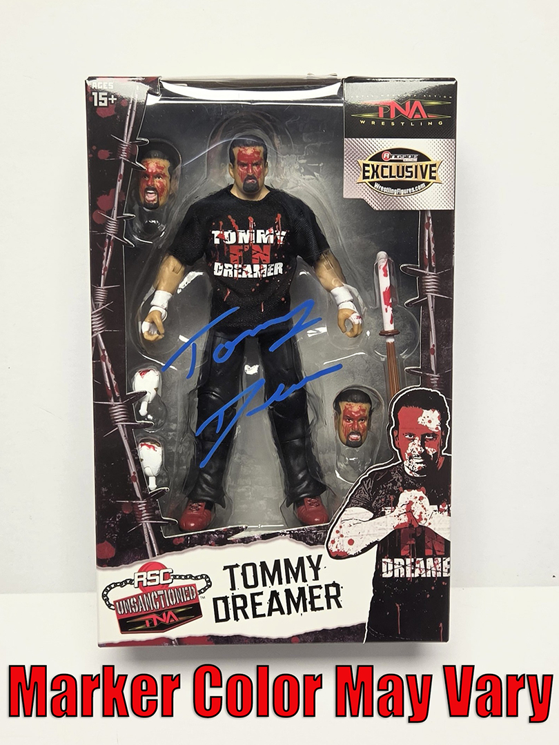 Image Autographed Figure - (Crimson Mask Edition) Tommy Dreamer - RSC Unsanctioned TNA Exclusive