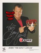 JIM ROSS JERRY THE KING LAWLER WWE WWF AUTOGRAPH 8X10 PHOTO AUTOGRAPHED 