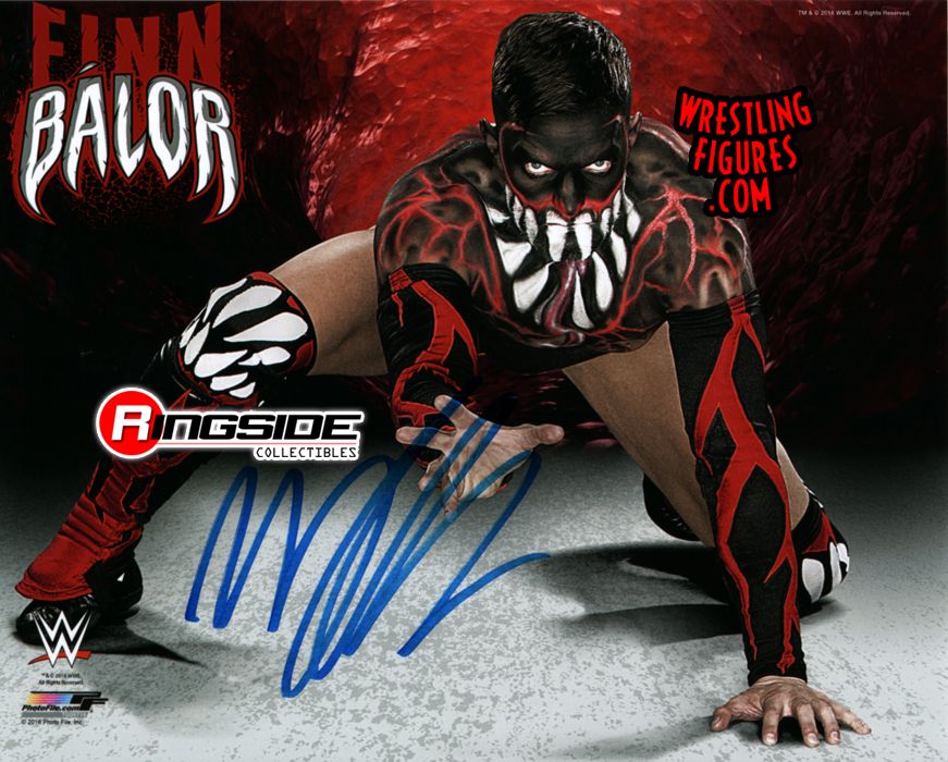 AUTOGRAPHED JEFF HARDY ELITE (BLUE PAINT PEN)