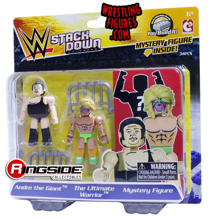 Andre the Giant and Ultimate Warrior Mystery mini Figure WWE Stackdown 