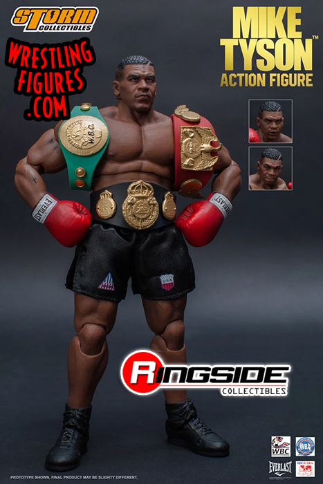 rare vtg 80s Iron Mike Tyson Christmas Tree ornament 5" funny Boxing UFC Figure 