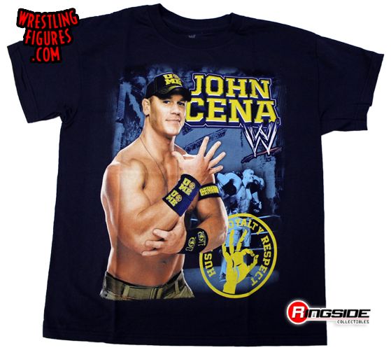 John Cena - Blue & Yellow WWE T-Shirt | Ringside Collectibles