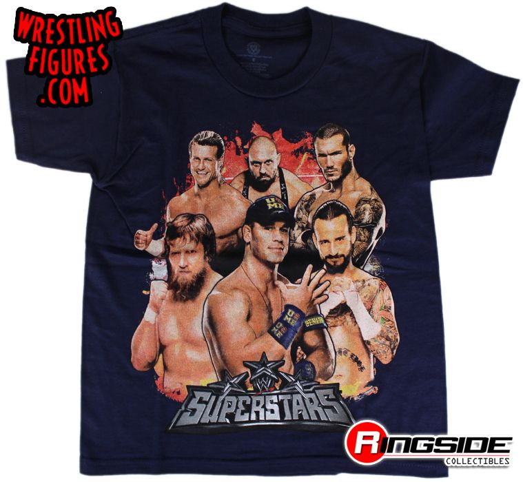 patrice Kammerat Beskæftiget WWE - Superstars - Style # 2 WWE T-Shirt | Ringside Collectibles