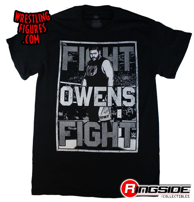 Kevin Owens Stun 7" Elite Basic Retro Wrestling Action Figure T-Shirt 