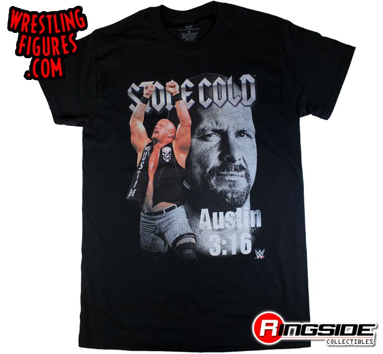 Stone Cold Steve Austin - Austin 3:16 WWE Wrestling T-Shirt! Officially  Licensed WWE Merchandise!