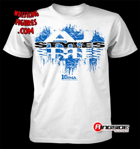 AJ Styles - Whiteout TNA T-Shirt | Ringside Collectibles