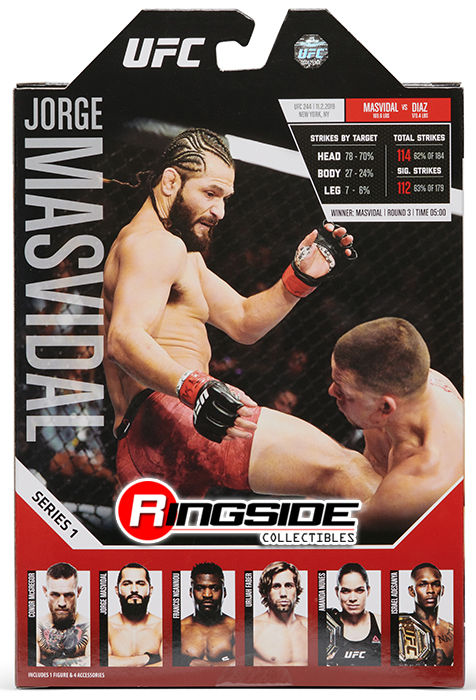 Jorge Masvidal (Maroon Shorts) - UFC Ultimate Series 1 UFC Toy MMA 