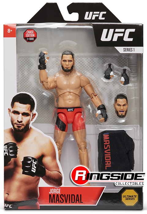 Hand Painted Numbered UFC Bobblehead Jorge Masvidal Limited Limited MMA UFC Action Figures Fight Night Sports Memorabilia Handmade 
