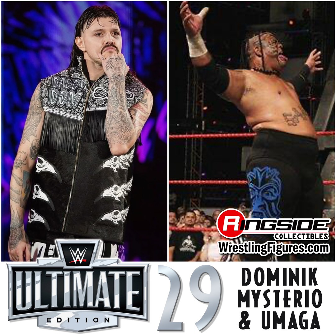 Image WWE Ultimate Edition 29 (Dominik Mysterio & Umaga) - Complete Set of 2