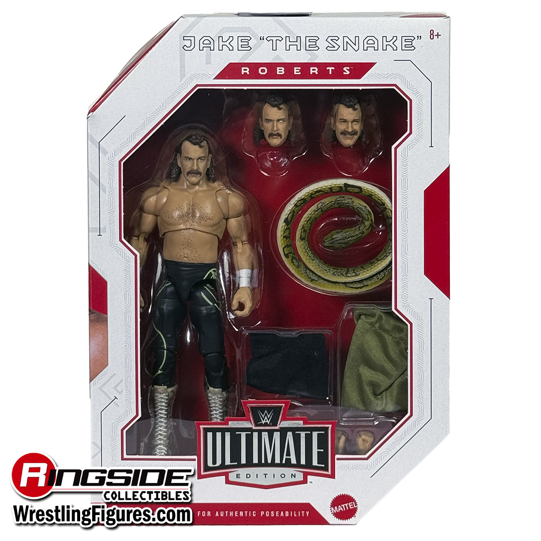 WWE Elite Ultimate Jake Roberts 新品開封のみ Jake Roberts - WWE Ultimate Edition 32 Toy Wrestling Action Figure