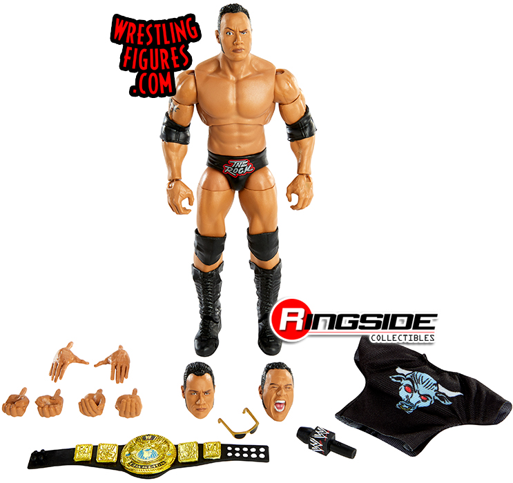 The Rock - WWE Ultimate Edition 6 Toy Wrestling Action Figures by 