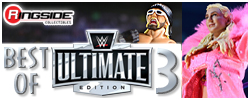 WWE Best of Ultimate Edition 3 Toy Wrestling Action Figures by Mattel