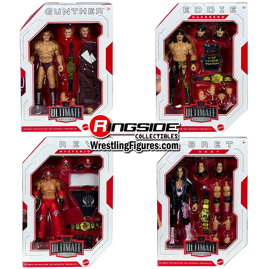 Image WWE Best of Ultimate Edition 9 - Set of 4 (Rey, Eddie, Bret & Gunther)