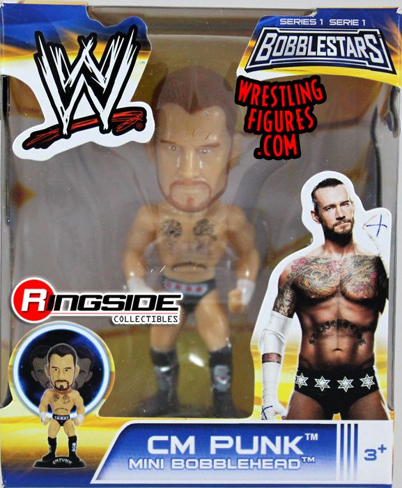 CM Punk - WWE 3.5 Mini Bobblehead Series 1