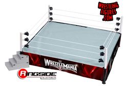 WRESTLEMANIA 22 SCALE RING SKIRT APRON JAKKS ACTION FIGURE ACCESSORY WWE 
