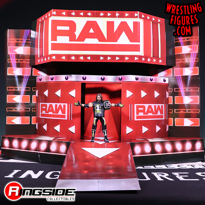 Custom WWF/WWE In Your House entrance stage for wrestling figures 
