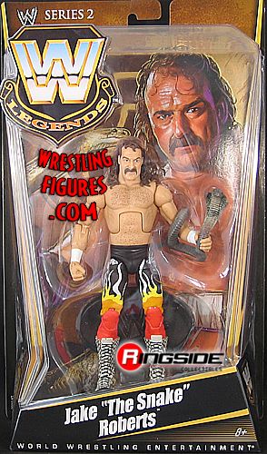 WWE Elite Collection Legends Jake The Snake Roberts Action Figure for sale online